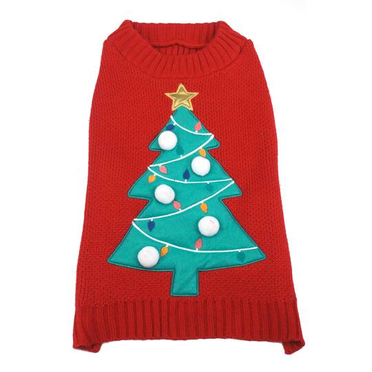 Christmas Tree Pet Sweater By Imagin8&#x2122;